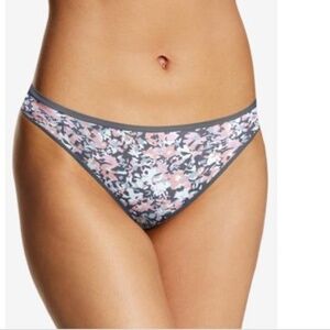Maidenform Women's Cotton Comfort Thong Underwear Dmcobk